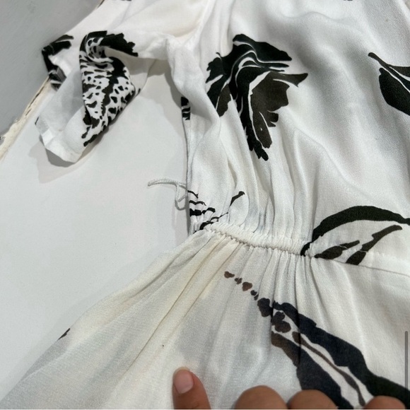 WARREN Z maxi button front leaf print dress size:14 - Picture 13 of 16